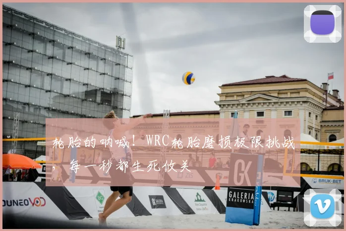 轮胎的呐喊!WRC轮胎磨损极限挑战,每一秒都生死攸关